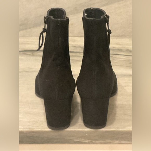 Stuart Weitzman Black Suede Ankle Boots - Picture 9 of 13